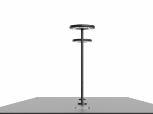 Металлическая светодиодная настольная лампа