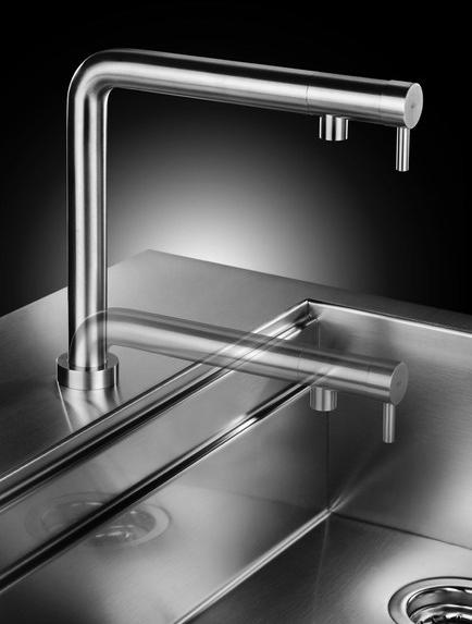 MGS Смеситель для кухни из нержавеющей стали скрытого монтажа Nemo sun-id-1427629 - Вид №3