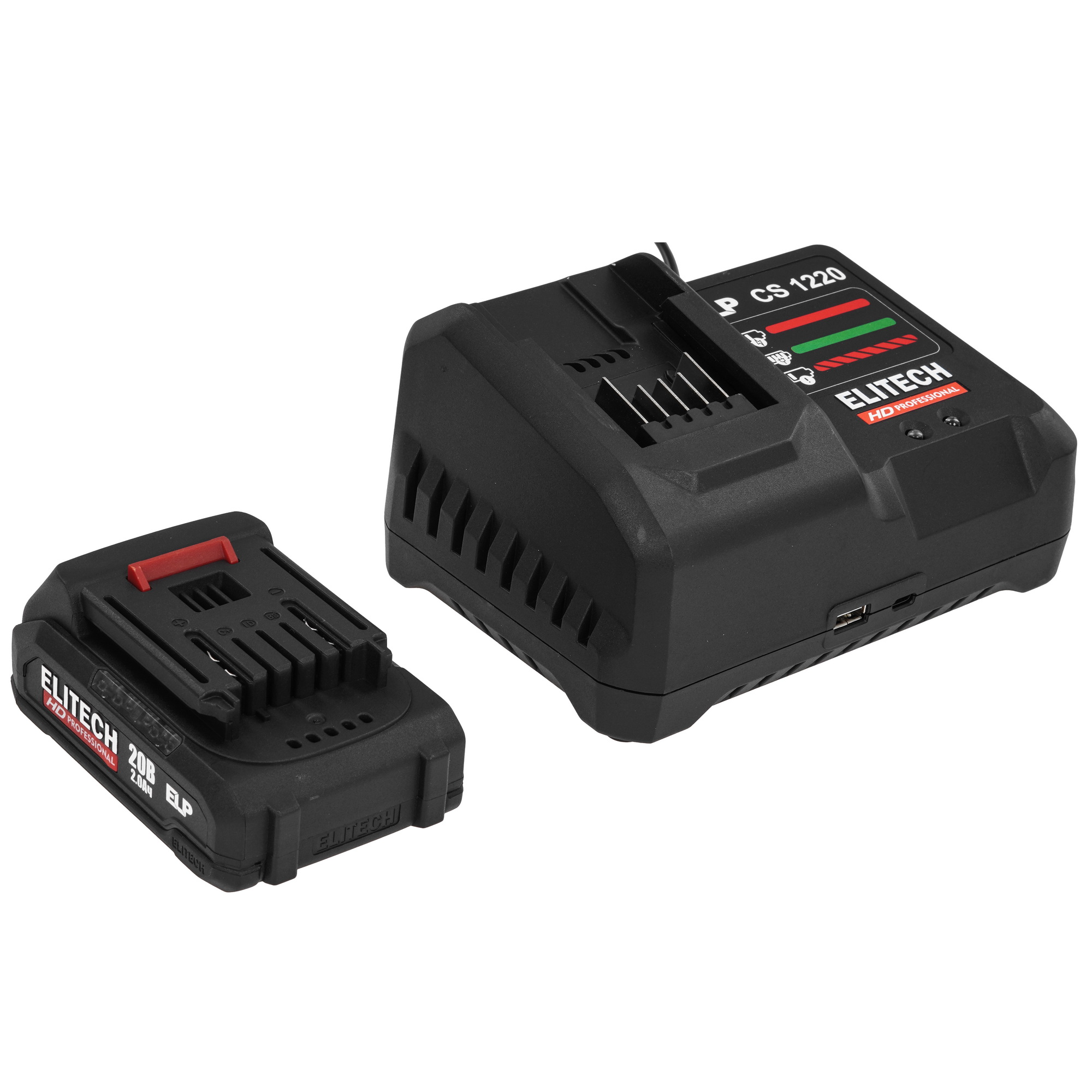 Дрель-шуруповерт ELITECH HD CD 20SL2 9130089 STDN-0114901 - Вид №6