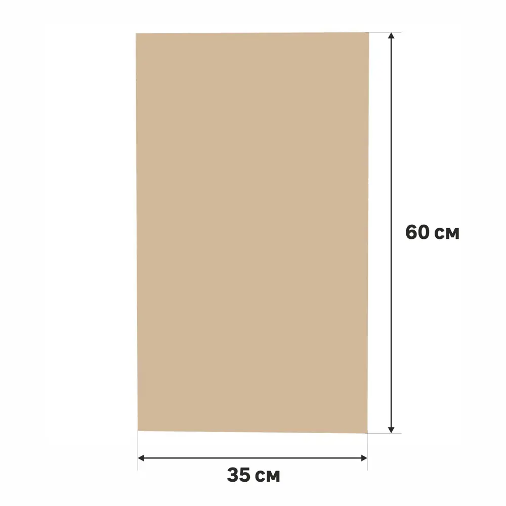 Дверь для шкафа Delinia «Капучино» 60x35 см, ЛДСП, цвет бежевый STLM-2076135 - Вид №1