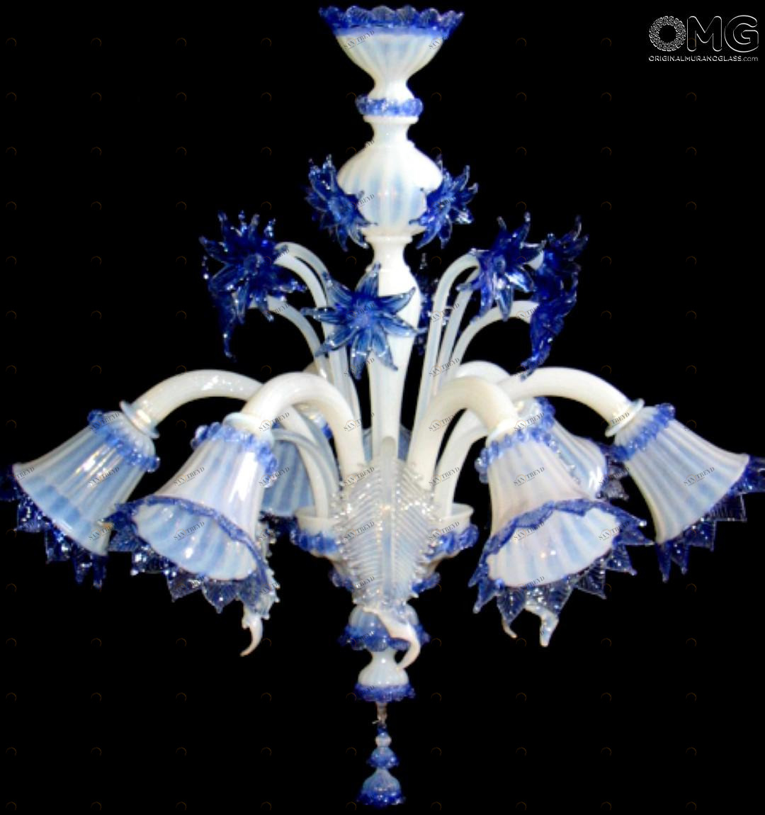1303 ORIGINALMURANOGLASS Люстра Ка Вендрамин - Венецианская Коллекция - муранское стекло OMG  см CLASSICO