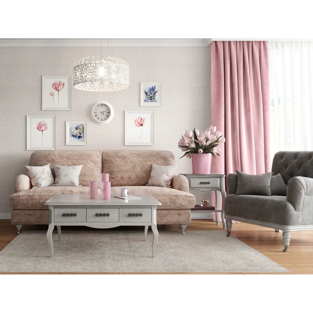 Свеча-столбик «Рустик», 7х19 см, цвет розовый 82018429 STLM-2099594 Santreyd  - Вид №5