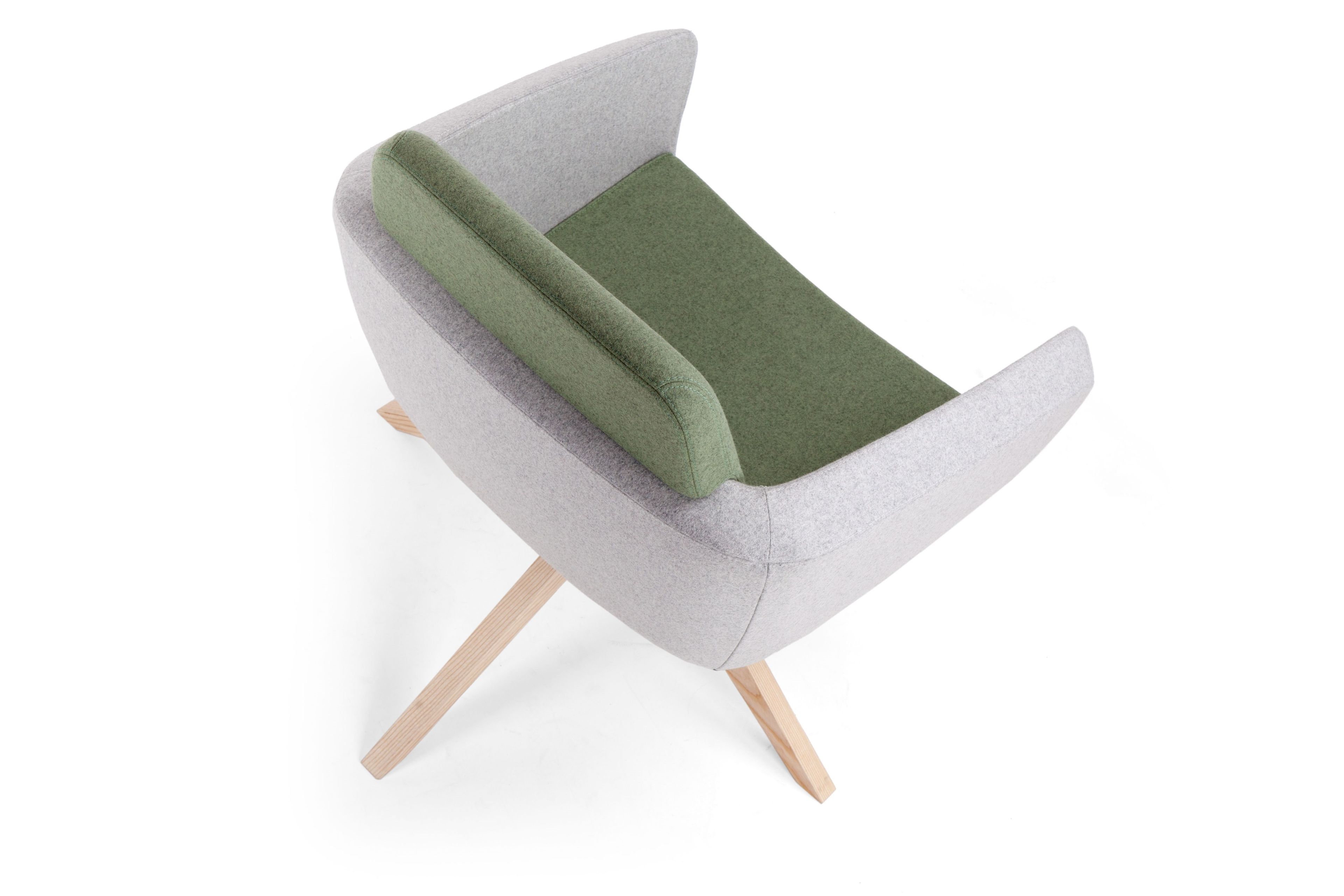 Тканевое кресло с подлокотниками True Design Arca ARCH-00008073 - Вид №2