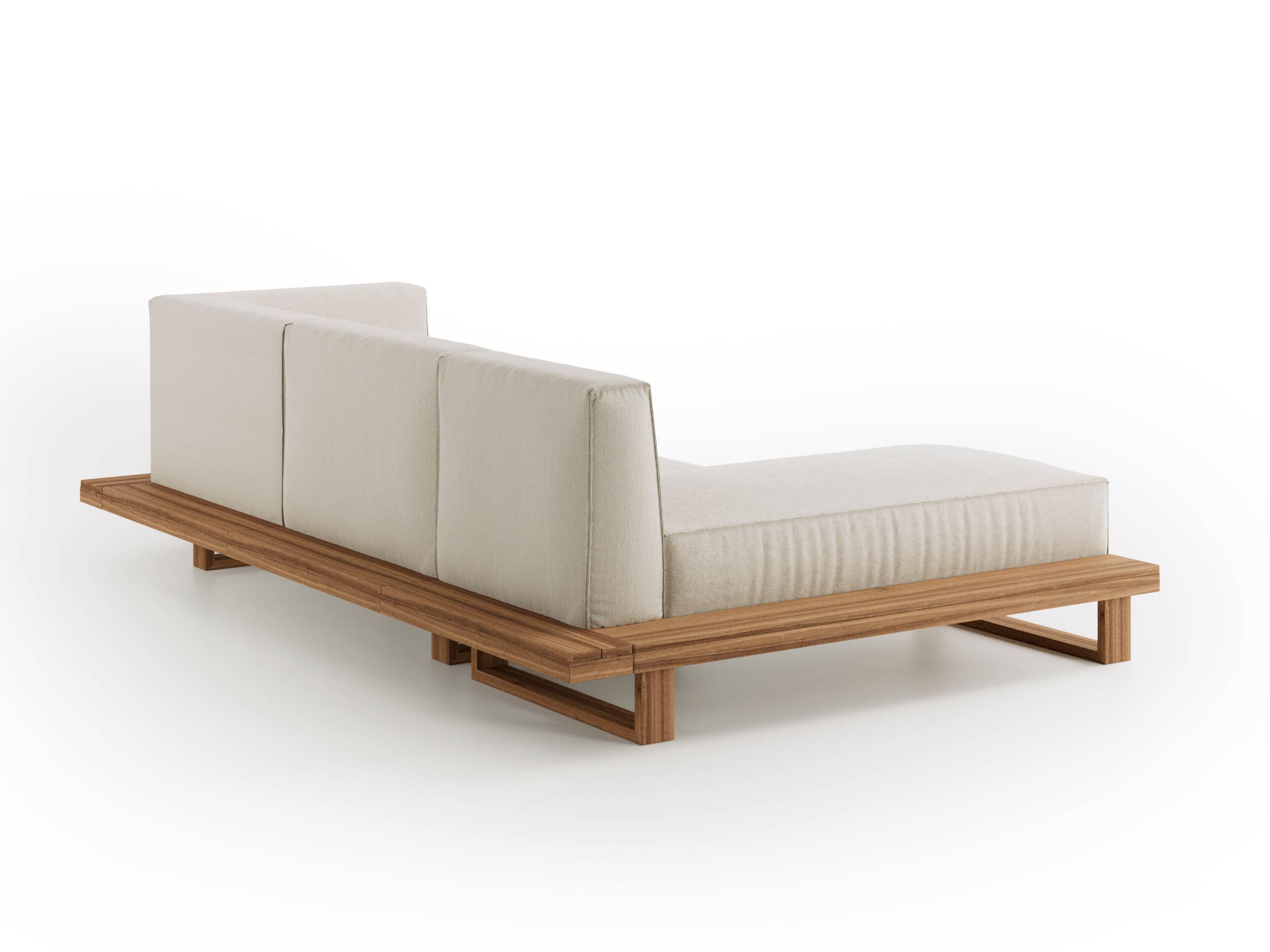 3-местный полуостров технический тканевый садовый диван Atmosphera 9.Zero ARCH-00121381 - Вид №6