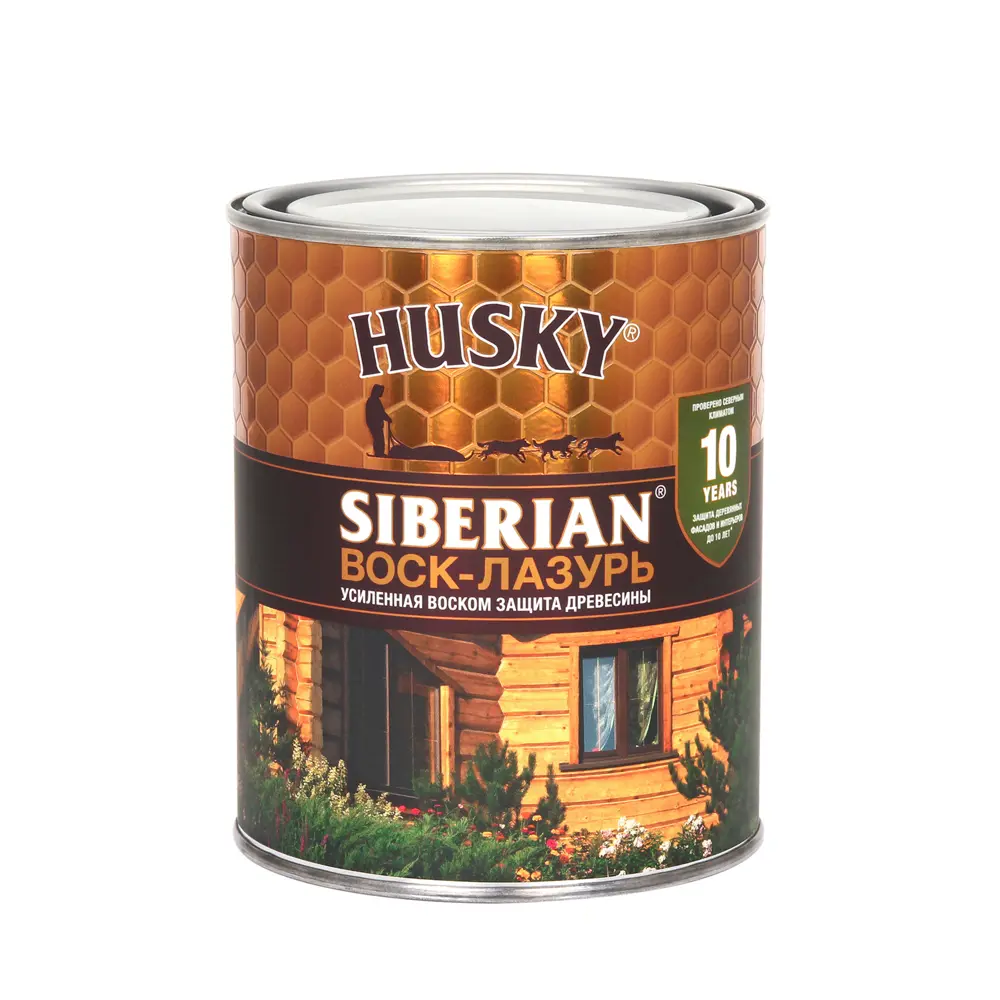 Воск-лазурь Husky Siberian для защиты и декора дерева 86765132 STLM-0071511 - Вид №1