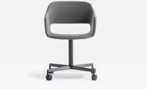 Pedrali 4-спицевый тканевый стул на колесиках Babila