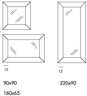 Sovet italia Квадратное зеркало со встроенной подсветкой Denver sun-id-1486022 - Вид №2