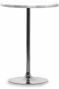 edra Стол с алебастровой столешницей и металлическим основанием  Flm010/020/030