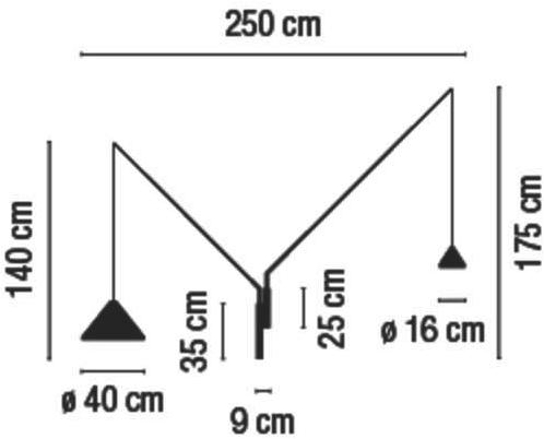 Vibia Настенный светильник из углеродного волокна North sun-id-1439426 - Вид №4