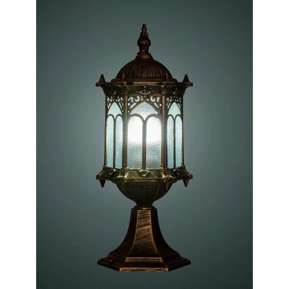 Столб уличный TDM Ампир 1xE27x60 Вт, 40 см цвет бронза, IP54 TDM ELECTRIC STLM-2058168 - Вид №3