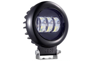 16247404 Светодиодная фара WL-430 круглая металлический корпус, LENS, 3 LED, 45W 5209 Вымпел