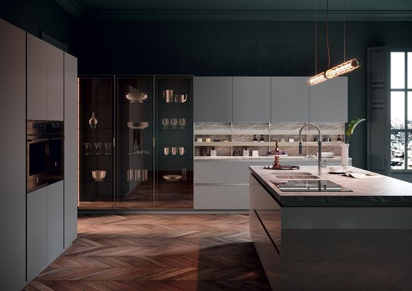 Febal Casa Кухня с островом без ручек sun-id-1348061 - Вид №2