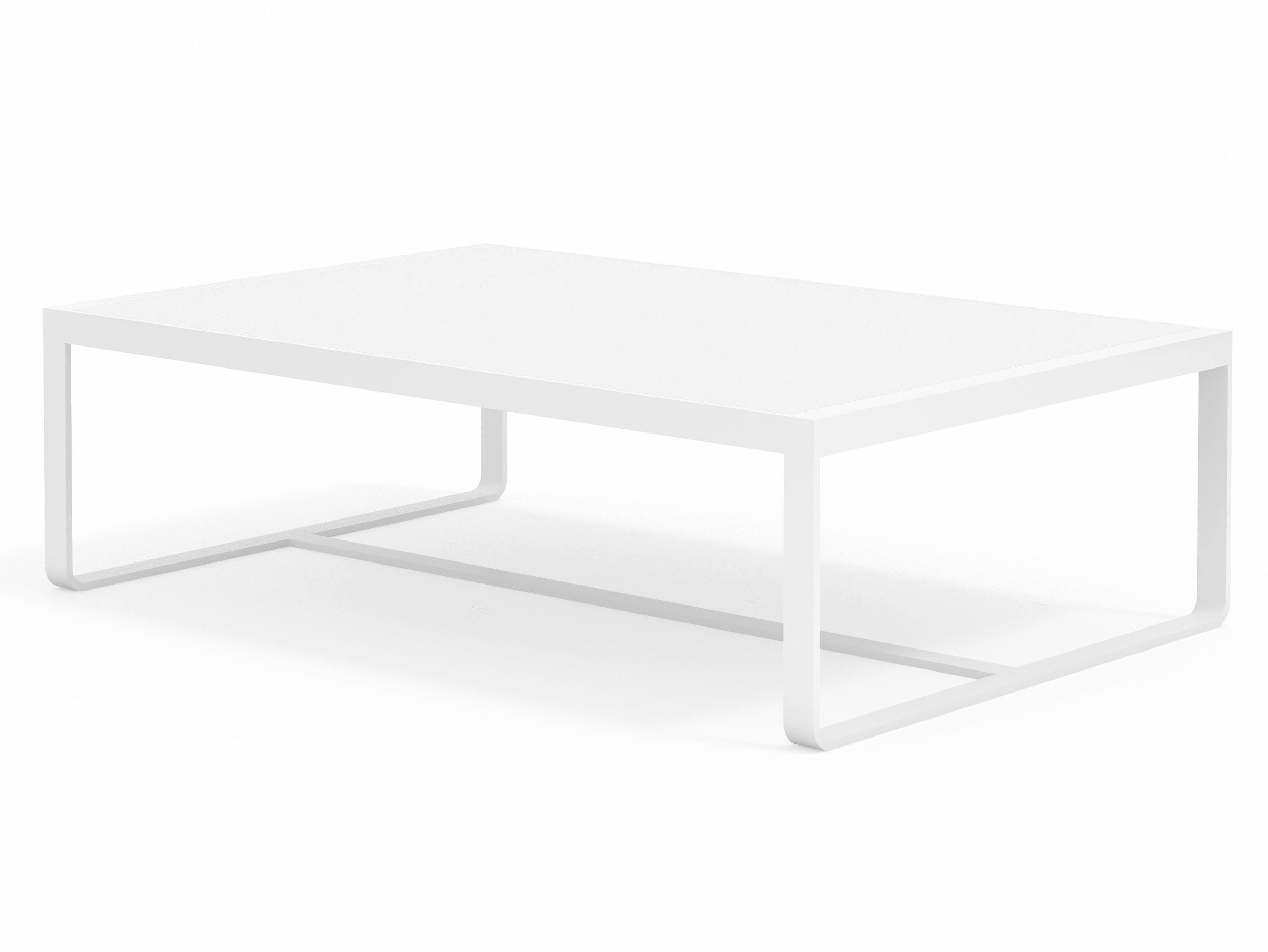 Алюминиевый низкий прямоугольный журнальный столик Bivaq ARCH-00033199 - Вид №1