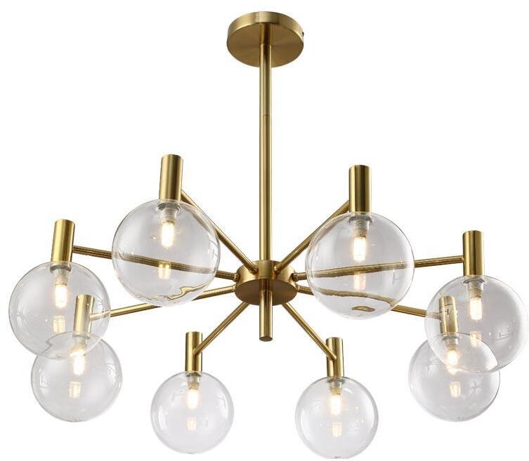 Andres SP8 Bronze/Transparente Подвесная люстра Crystal Lux Andres