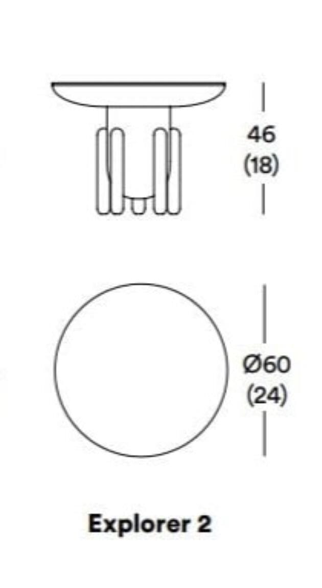 Круглый журнальный столик из стекловолокна BD Barcelona Explorer ARCH-00031811 - Вид №11