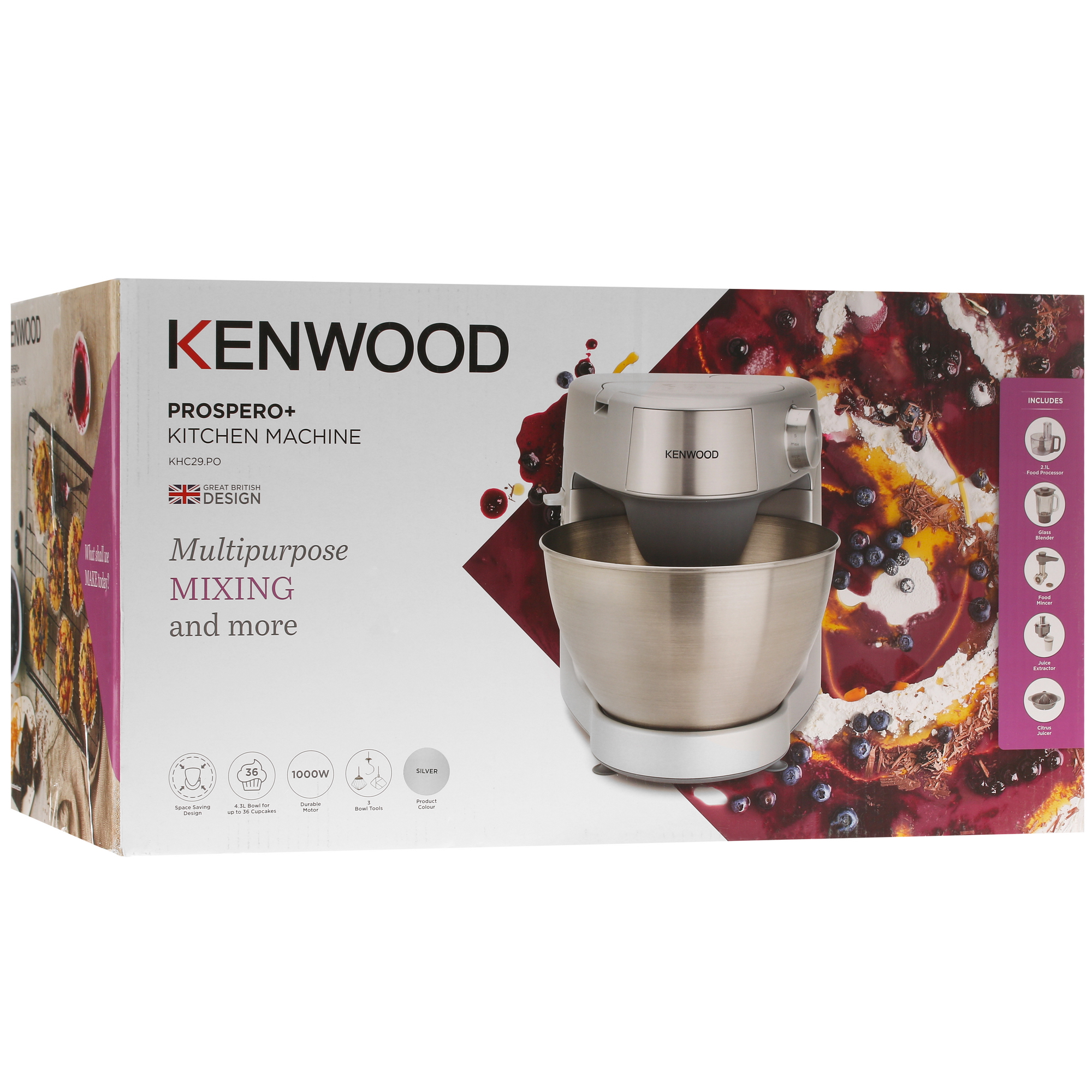 9963484 Кухонная машина Kenwood KHC29.P0SI серый STDN-0127002 - Вид №14