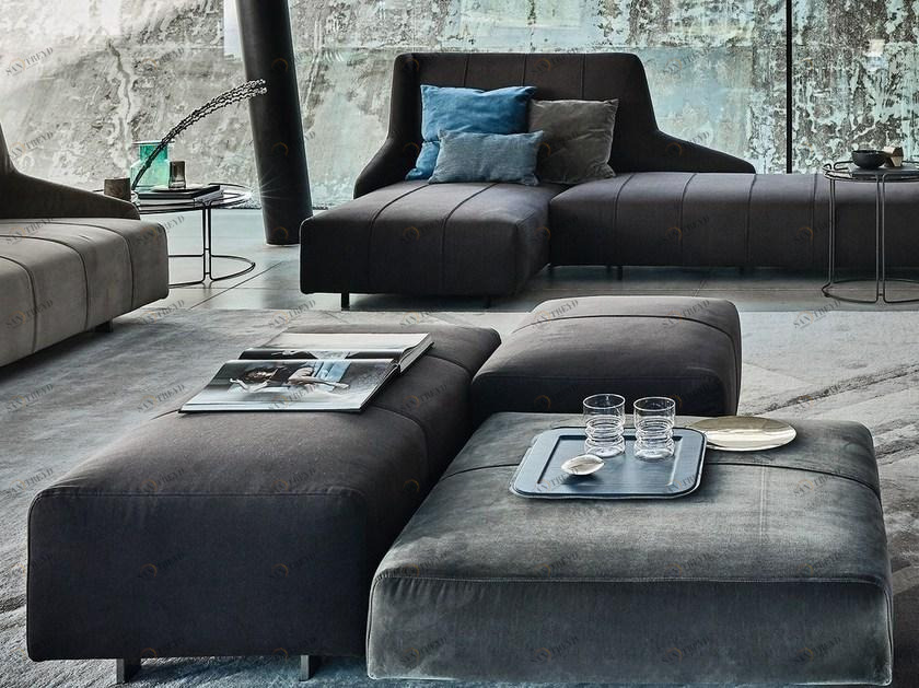 Ditre Italia Пуф из мягкой ткани Fluid sun-id-1367507