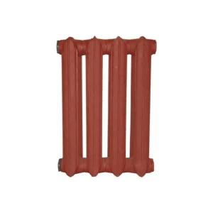 Радиатор секционный 500/140 4 секций ДУ15 604 Вт боковое подключение чугун красно-коричневый