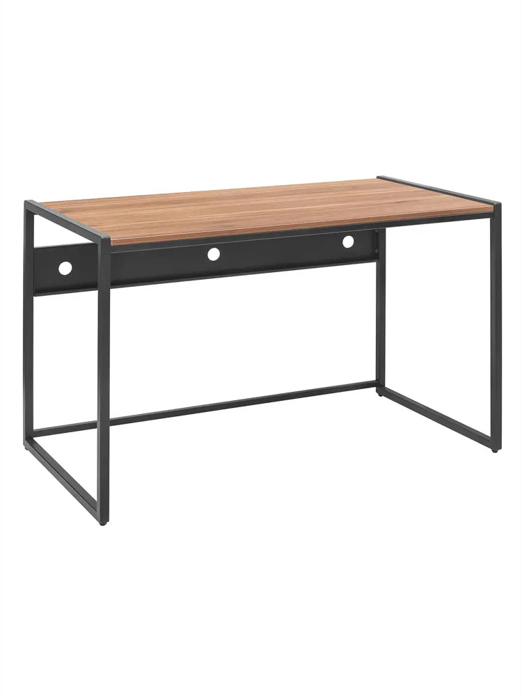 91749795 Стол письменный модульный Greenween Rimini 120x75x65 см сталь цвет черный/орех STLM-1081189