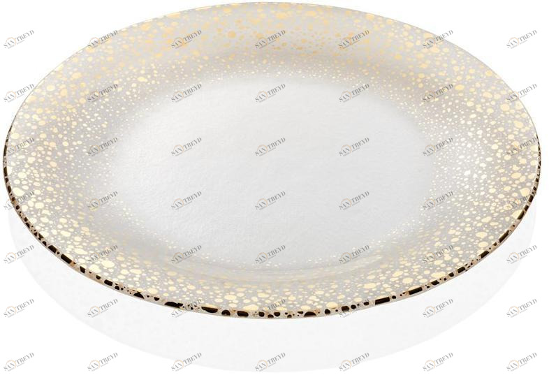 IVV Украшенная стеклянная тарелка Sparkling 8150.2