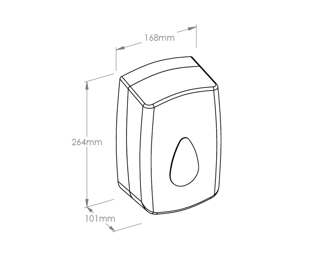 DUH511 UNIQUE AUTOMATIC LUXURY LINE автоматический бесконтактный дозатор пенного мыла Merida  - Вид №1