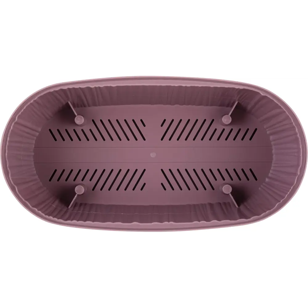 Горшок цветочный Ingreen Barcelona 27.7х14.4х12.2 см v2.7 л пластик морозная слива STLM-2014987 - Вид №1