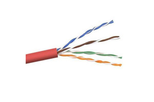 16147867 Кабель UTP патч-кордовый витая пара, 4 пары, Кат. 5e, 350Mhz LAN-5EUTP-PT-RD LANMASTER