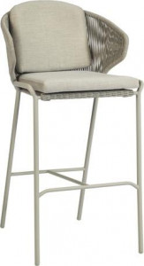 MNST314 Барный стул 76 веревка кремень перец Manutti Radius