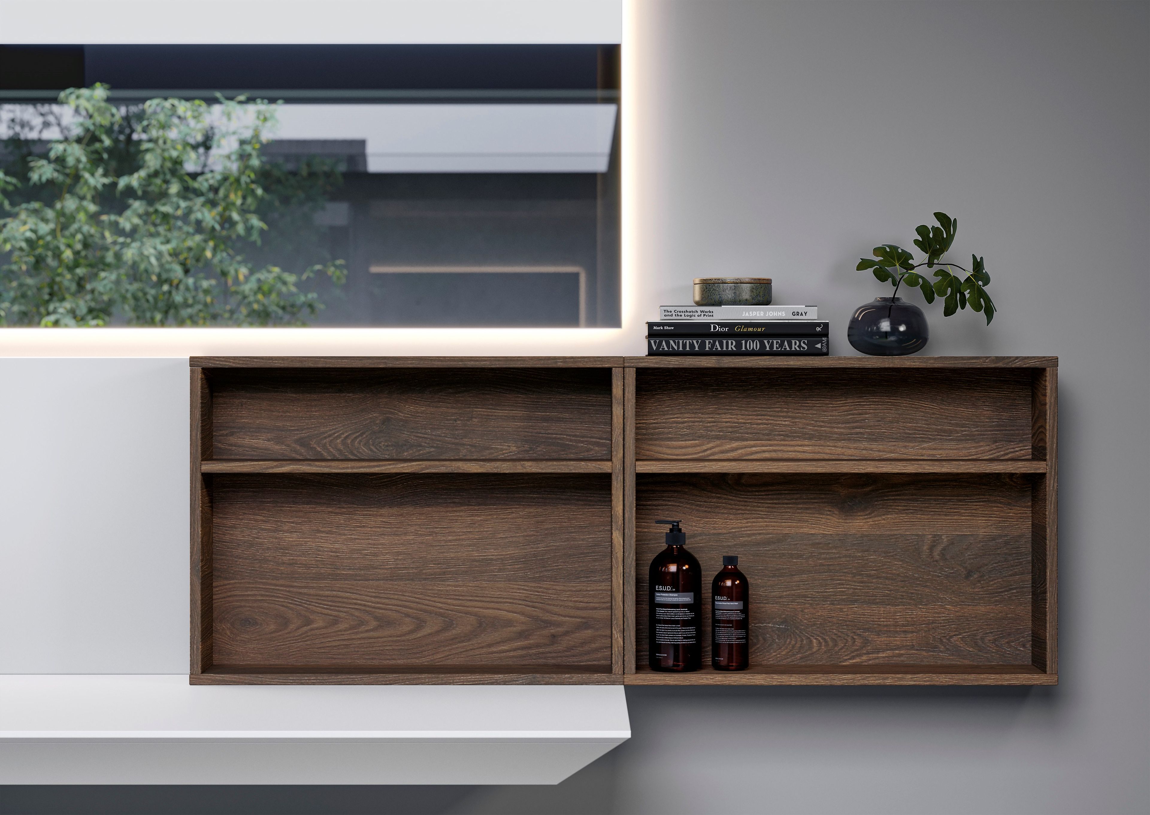 Умывальник с зеркалом Ideagroup Nyù ARCH-00126324 - Вид №3