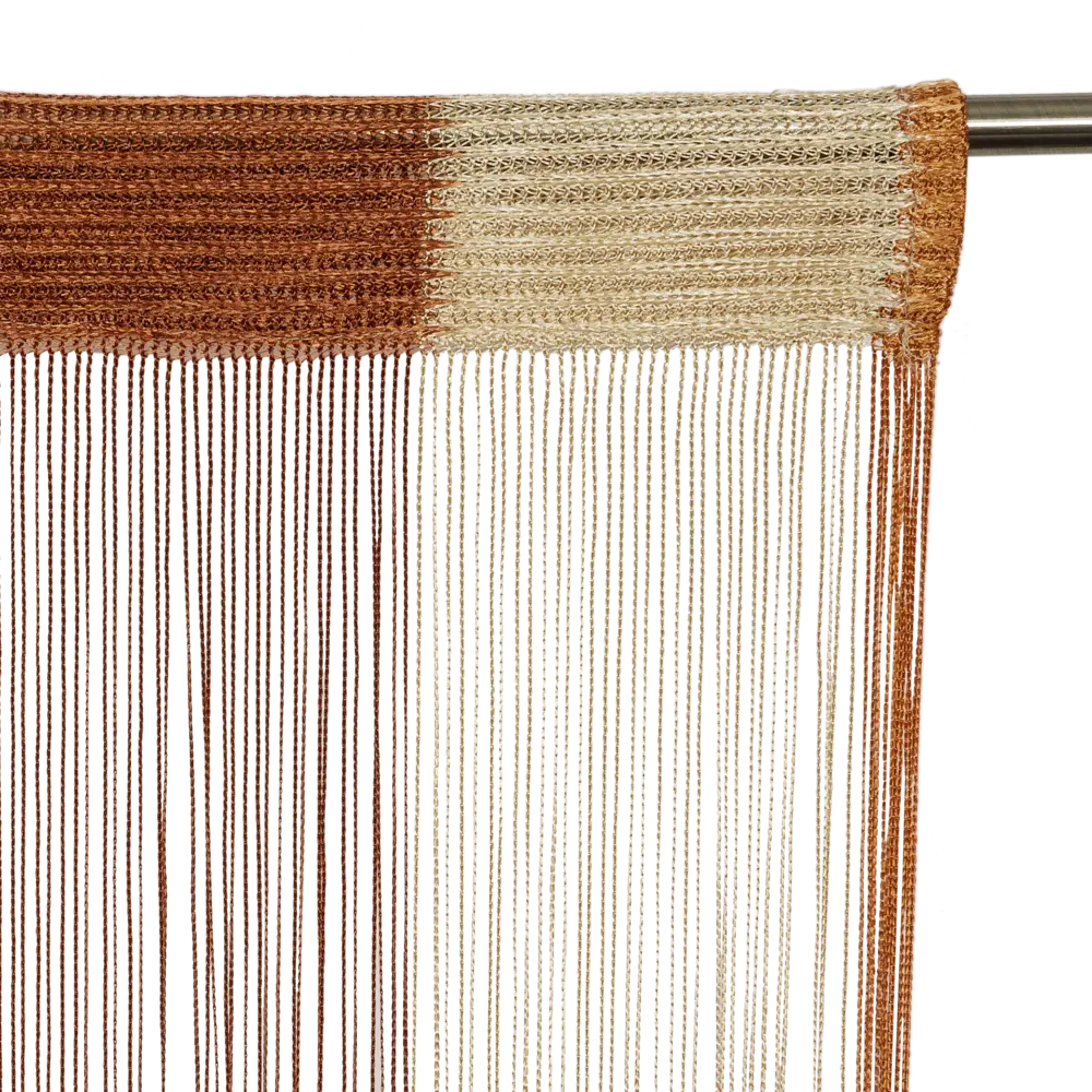 Штора нитяная Inspire, 150х280 см, цвет серо-коричневый/шоколадный STLM-2140819 - Вид №3