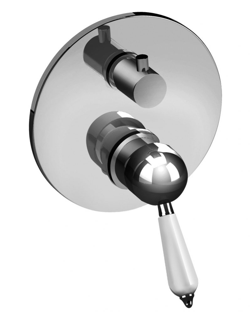 10519 Встроенный смеситель с механическим переключателем на 2 направления. Bongio Turandot