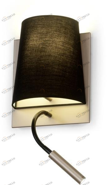 Alma light Настенный светильник из хлопка с гибким кронштейном Hotel sun-id-1452109