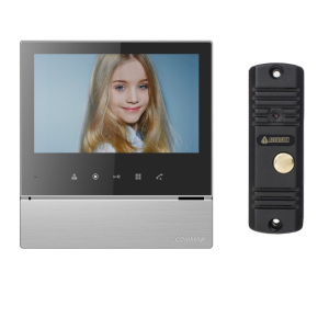 91153896 Комплект видеодомофона CDV-70H2 / AVC 305 7" цвет серебро Black Smog/черный STLM-0502361 COMMAX