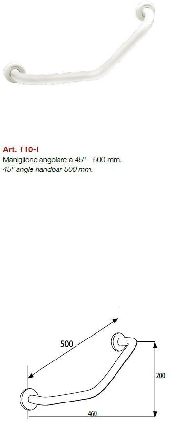 Saniline Поручень из стали с фиксированным углом Verniciata sun-id-1387375 - Вид №1