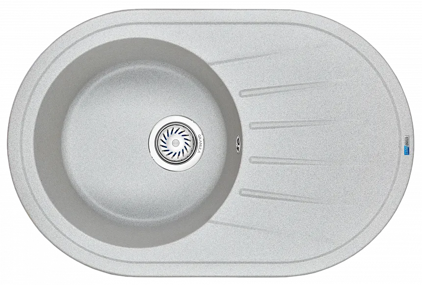 7601, БАЗАЛЬТ, кухонная мойка, СтандАРТ кварц GRANULA Standart 7601-ST53 - Вид №1