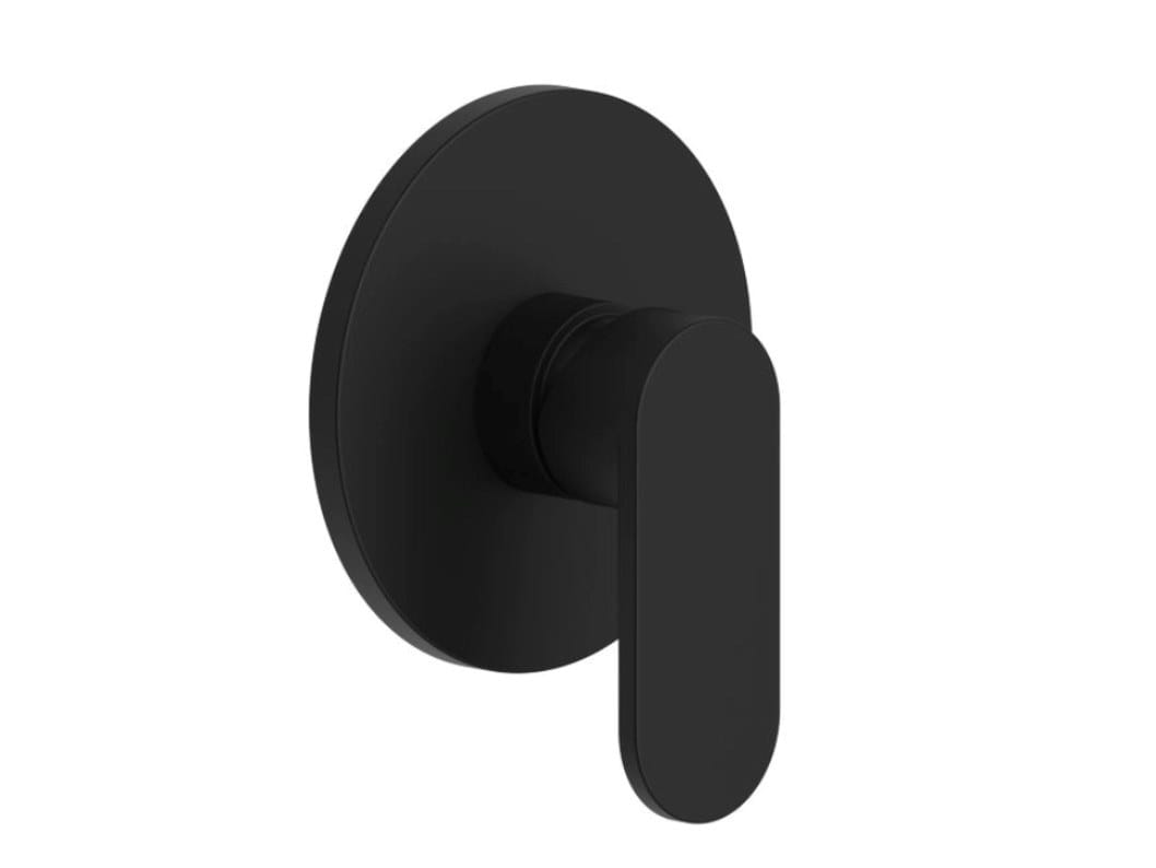 Однорычажный смеситель для душа с пластиной Ercos Versilia Nero ARCH-00066614