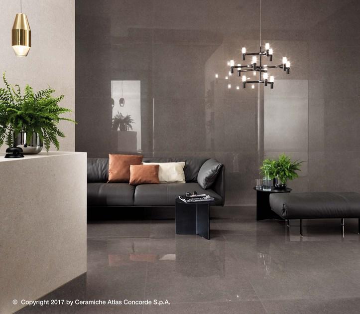 Atlas Concorde Белая плитка для стен с эффектом бетона Kone sun-id-1443523 - Вид №9