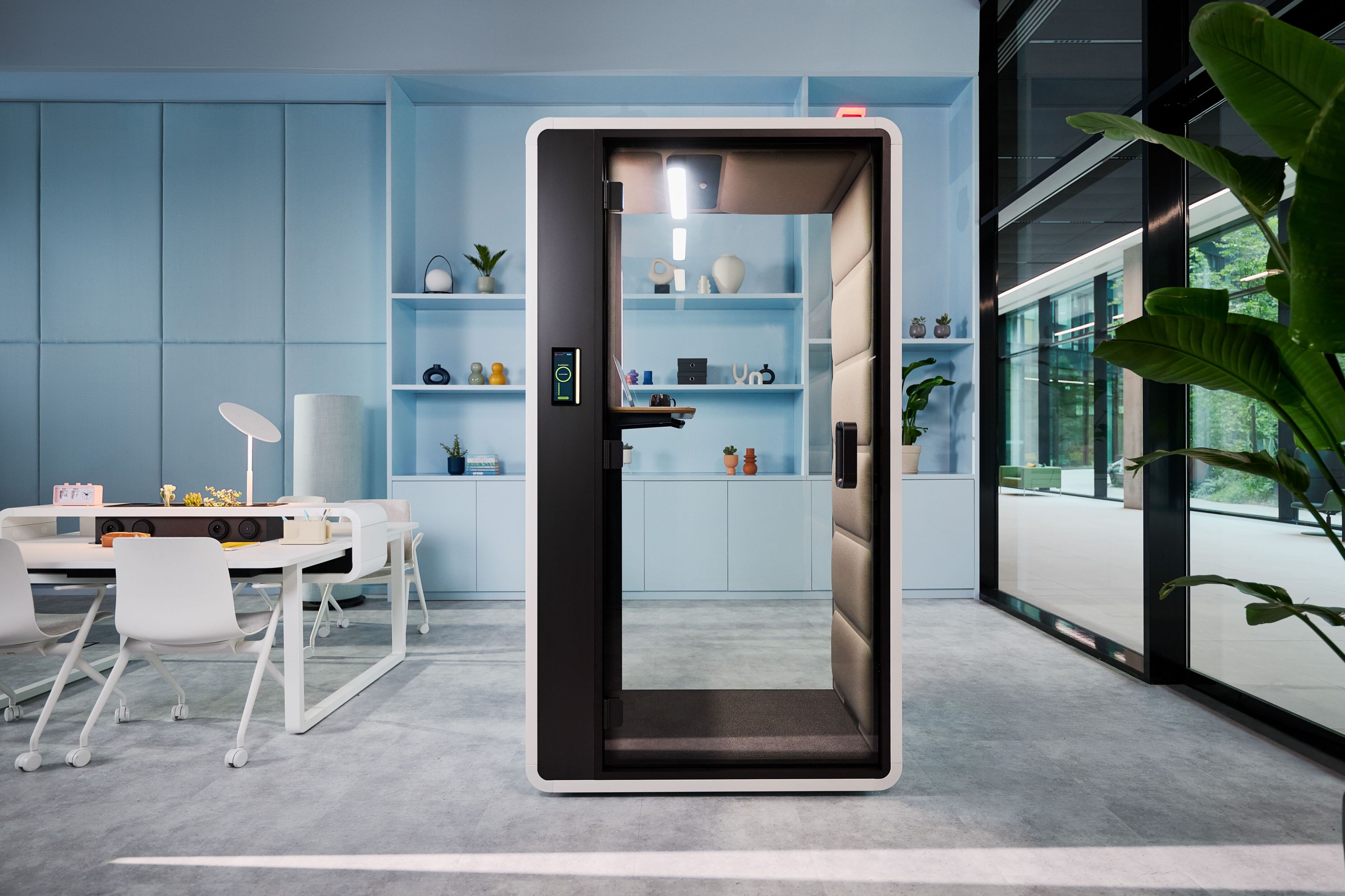 Одноместная акустическая офисная кабина со встроенным освещением Mikomax Smart Office HushFree ARCH-00091105 - Вид №2