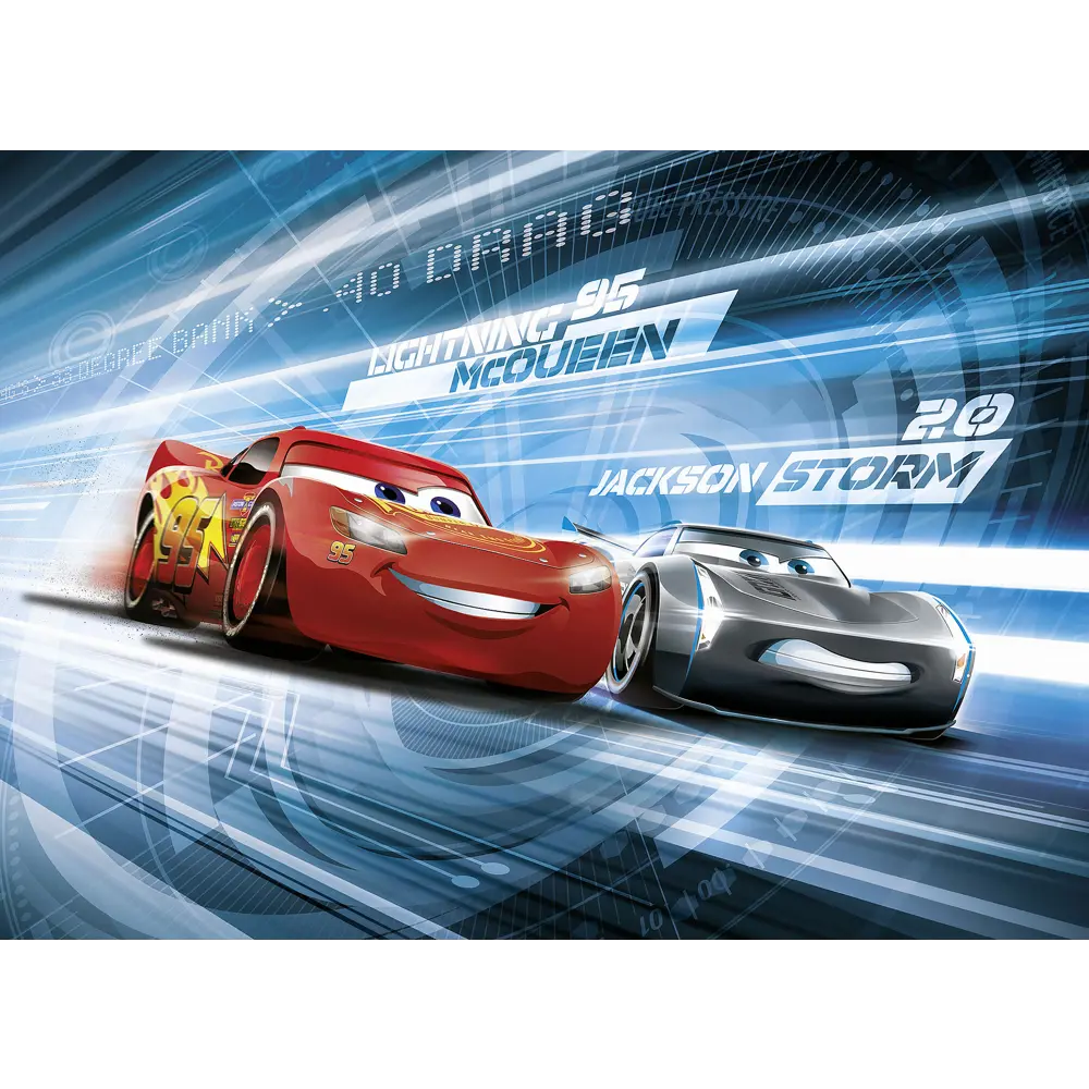 Фотообои «Тачки-3» бумажные 254x184 см 4-423 Komar Disney/Marvel/Star Wars STLM-2134964