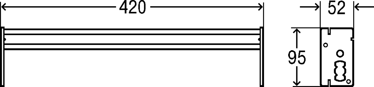 Viega Монтажная планка Prevista Dry Plus 8570.35 (776534) 776 534 - Вид №2
