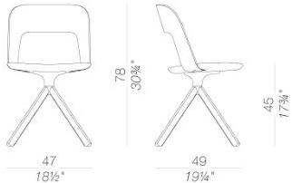 Lapalma Вращающийся стул из фанеры Arco S211 - Вид №8