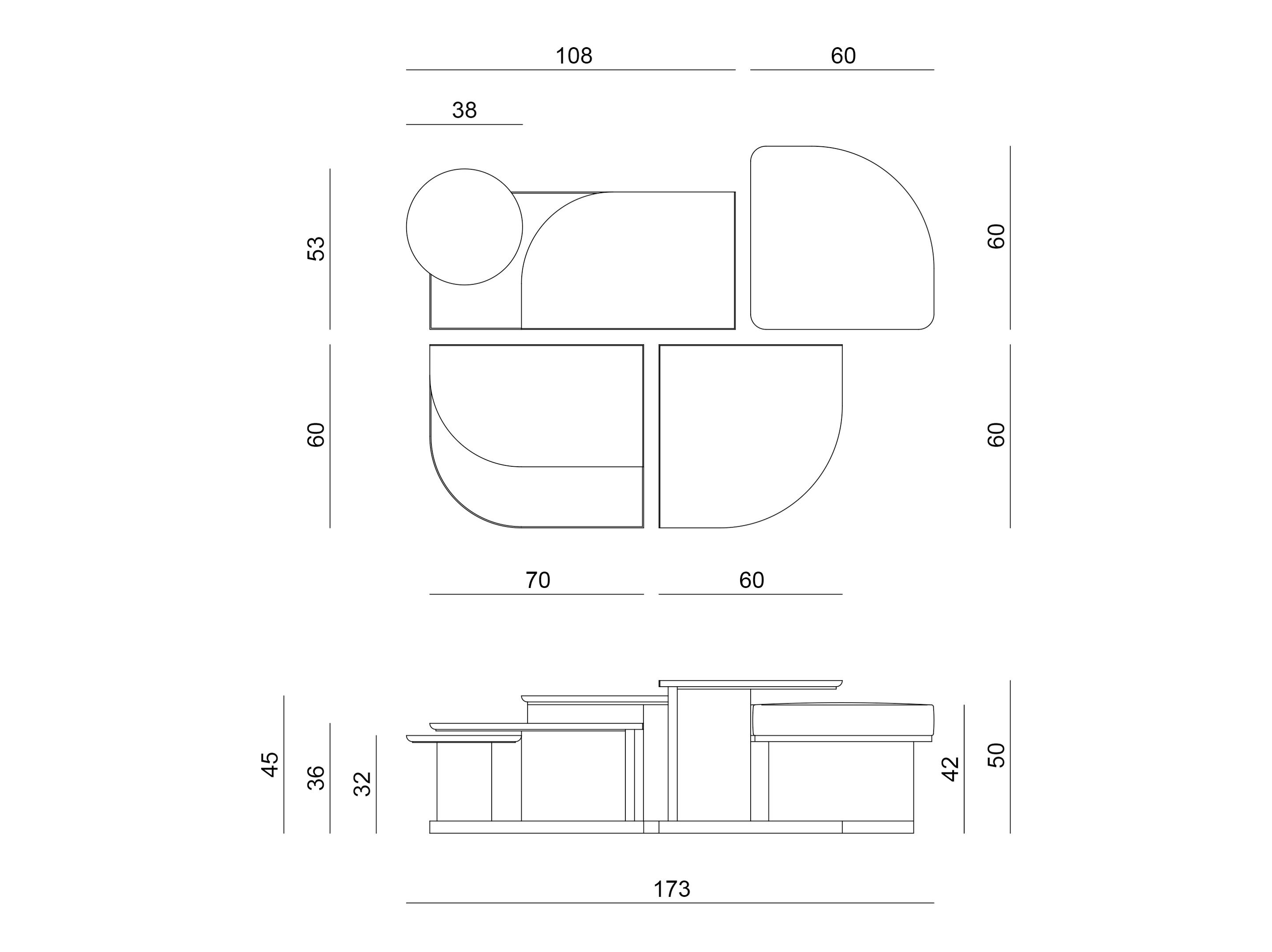 Металлический журнальный столик Visionnaire Nomad ARCH-00105628 - Вид №5