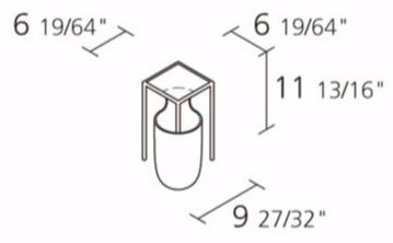 Alias Ваза из полиуретана Flow bowl sun-id-1378295 - Вид №4