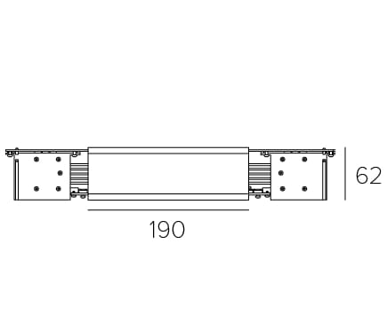 Экструдированная алюминиевая система освещения трека Letroh узел ARCH-00141698 - Вид №8