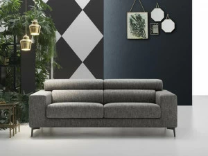 Felis 3-х местный тканевый диван с подголовником Evergreen