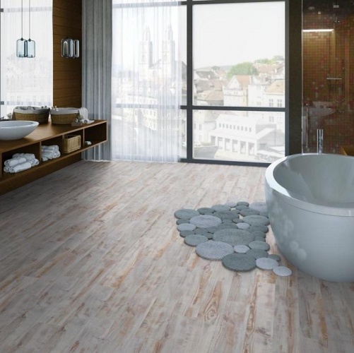 Виниловый ламинат Tarkett Lounge Tribute Дуб с брашью (Текстурированная) 914,4х152,4/101,6 мм 1000901240 - Вид №1