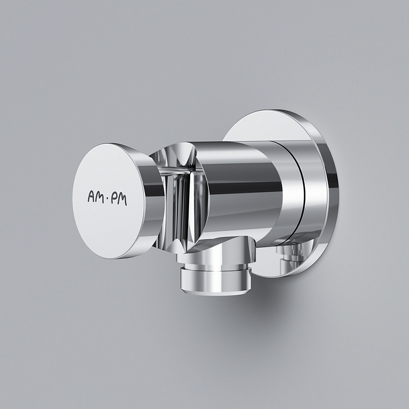 F0602100 Шланговое подсоединение с держателем хром шт. AM.PM  - Вид №1