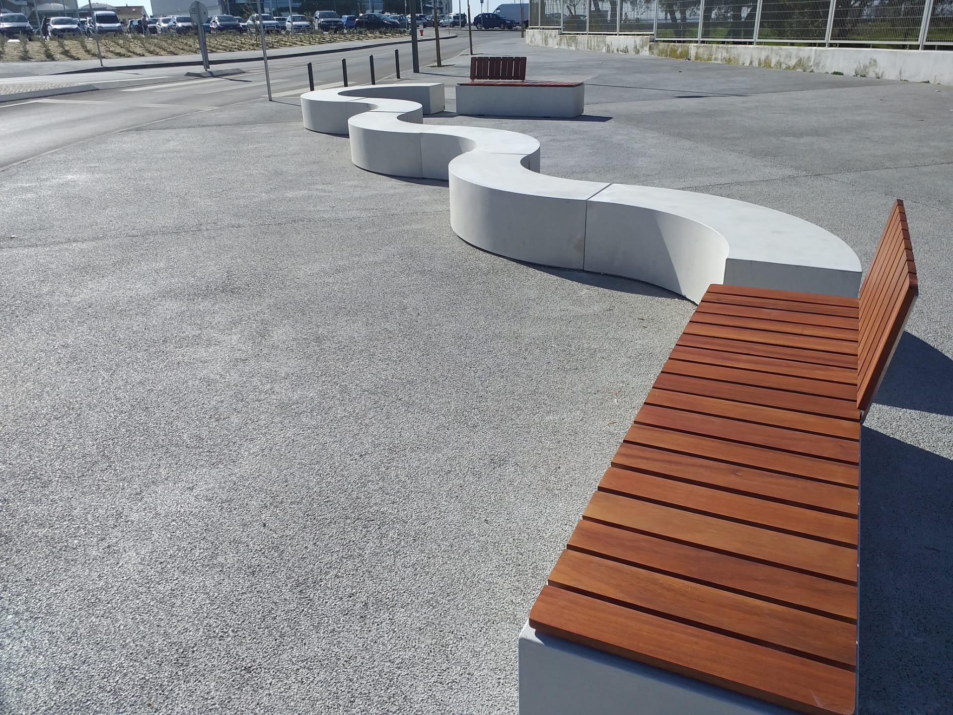 Модульная бетонная скамья со спинкой SIT Box to Box ARCH-00100946 - Вид №4