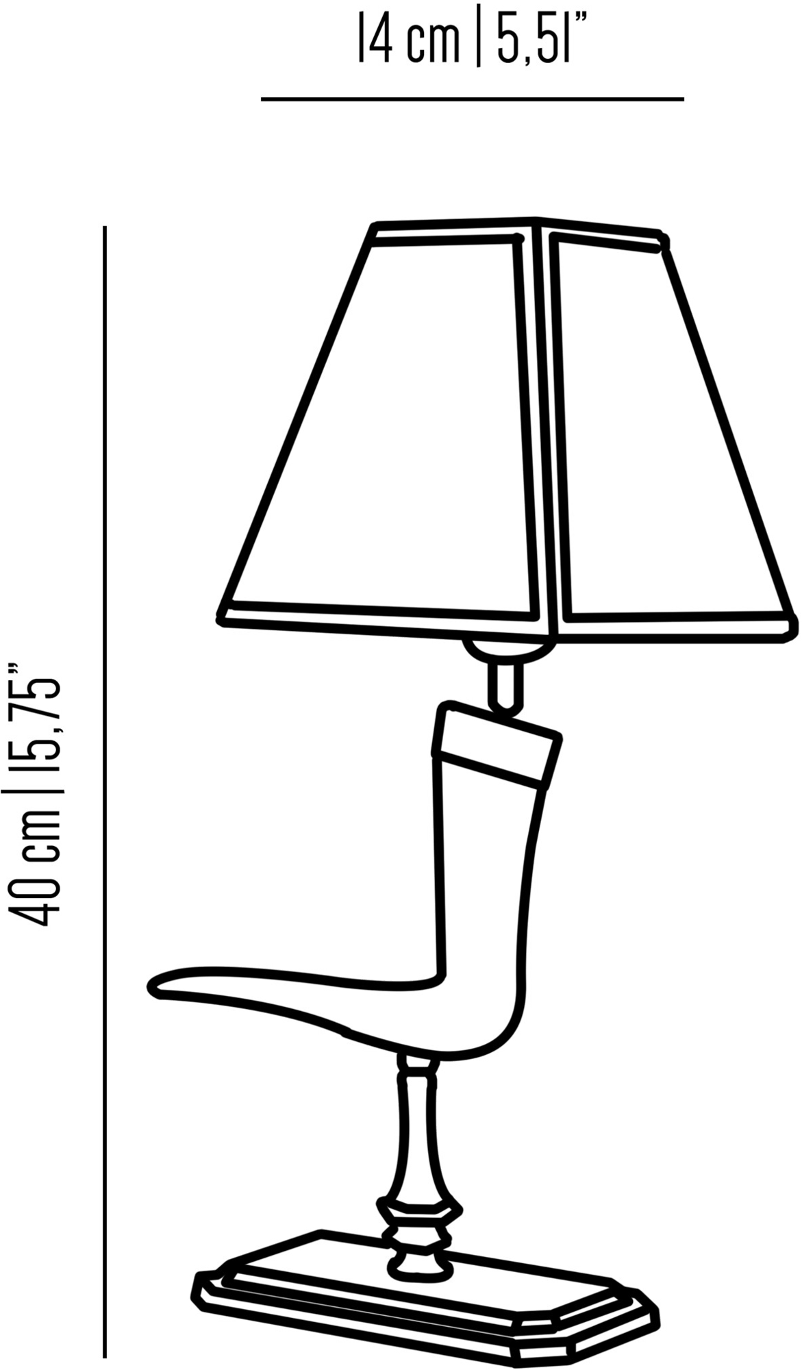 Il Bronzetto Настольная лампа из латуни Eclectic Hor04 - Вид №2