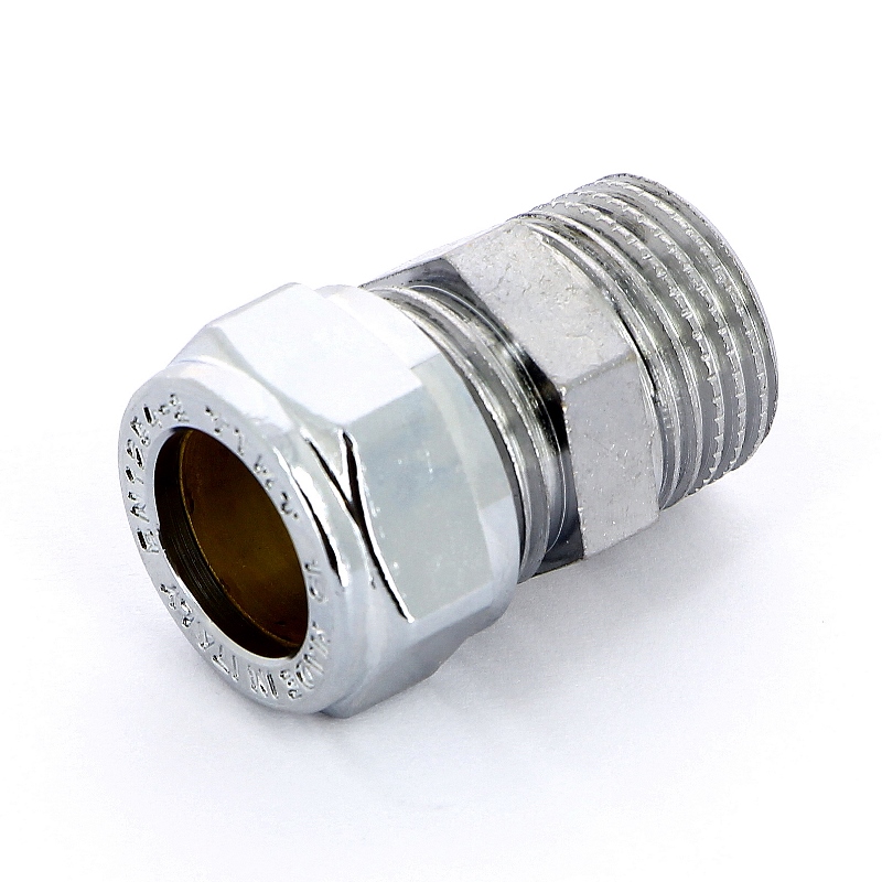 Муфта обжим-Н хромированная TIEMME 15х1/2" 1130036